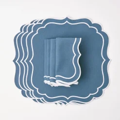 Agatha Blue Placemats (Set Of 4)