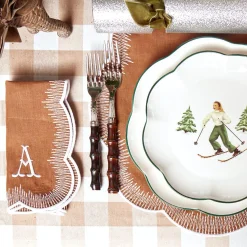 Alathea Caramel Linen Napkins (Set Of 4)