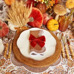 Amber Hobnail Jug And Glasses (Set Of 6)