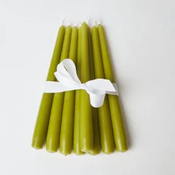 Apple Green Candles (Set Of 8)