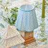 Baby Blue Lotus Lampshade