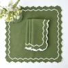 Beatrice Forest Green Napkins (Set Of 4)