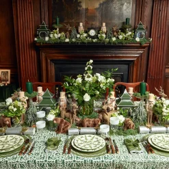 Beatrice Forest Green Napkins (Set Of 4)