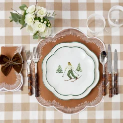 Biscuit Gingham Tablecloth