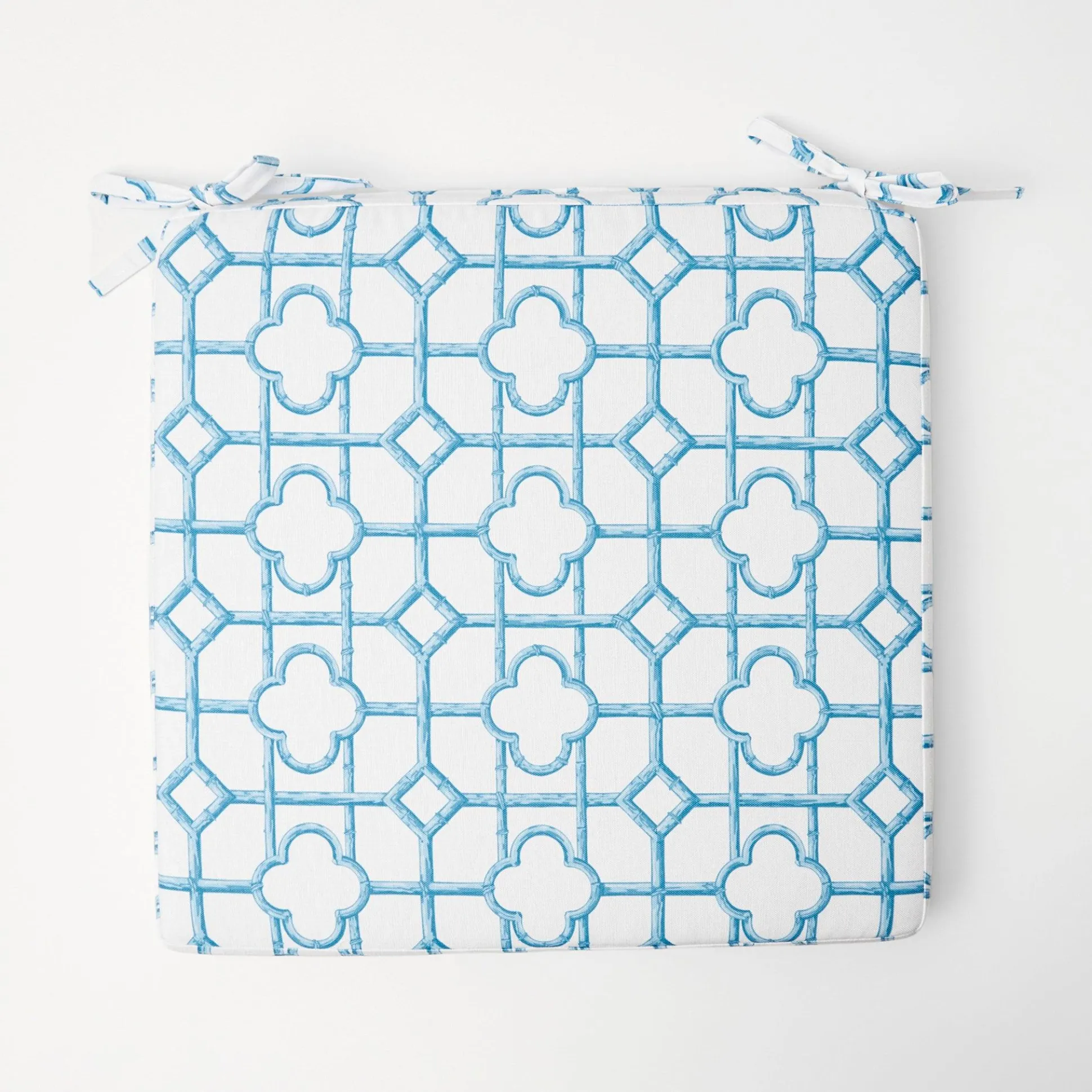 Blue Bamboo Seat Pad Cushion
