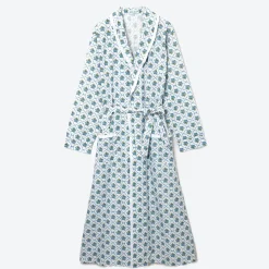 Blue Bouquet Dressing Gown