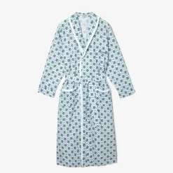 Blue Bouquet Dressing Gown