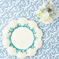 Blue Coral Dinner Plate