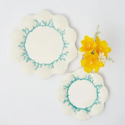 Blue Coral Dinner Plate