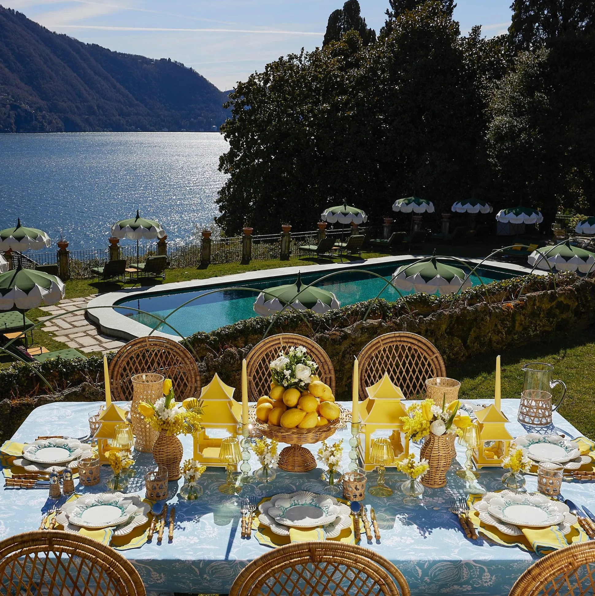 Blue Coral Starter Plates (Set Of 4)