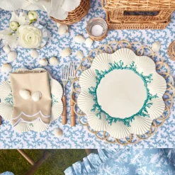 Blue Coral Tablecloth