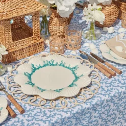 Blue Coral Tablecloth