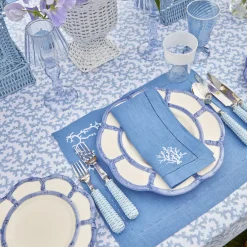 Blue Coral Tablecloth
