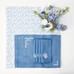 Blue Coral Tablecloth