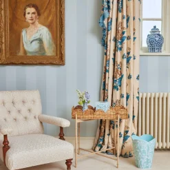 Blue Floral Toleware Set