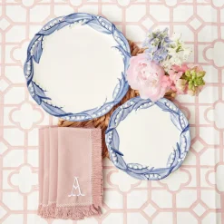 Blue Lily Of The Valley Dinner & Starter Plates (Set Of 8)