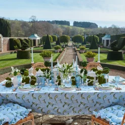 Blue Lily Of The Valley Tablecloth