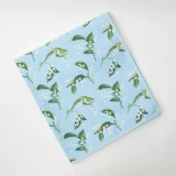 Blue Lily Of The Valley Tablecloth