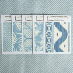 Blue Lotus Flower Fabric