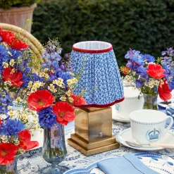 Blue Lotus Lampshade