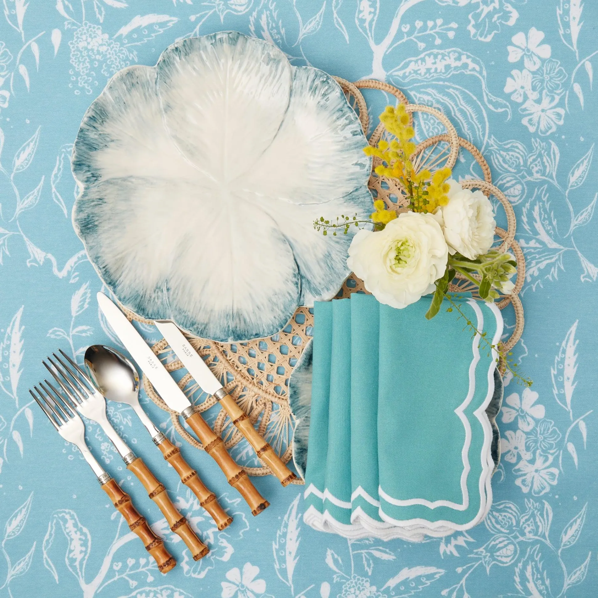 Blue Matilde Dinner Plates (Set Of 4)