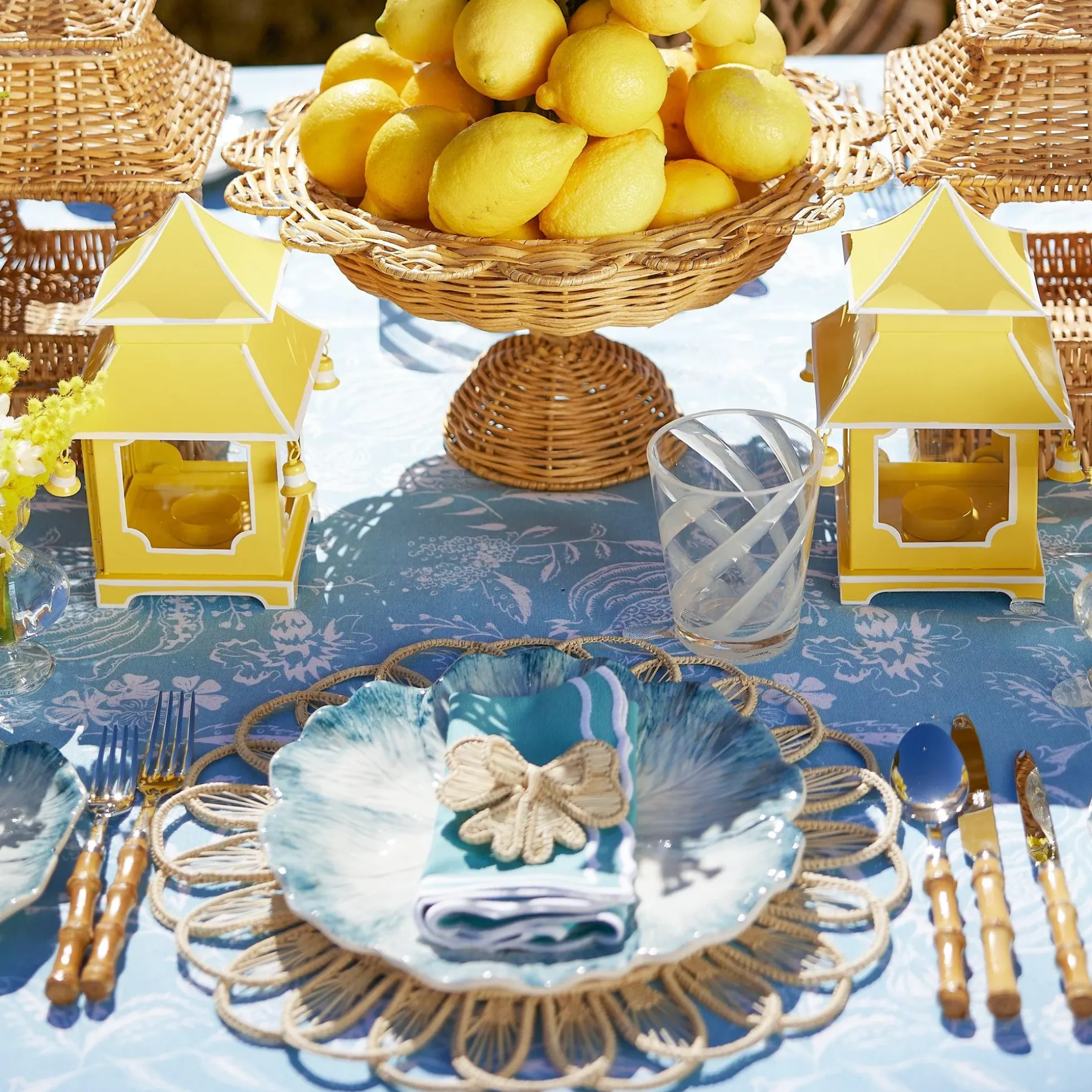 Blue Matilde Dinner Plate