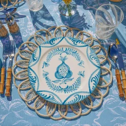 Blue Melograno Dinner Plates (Set Of 4)