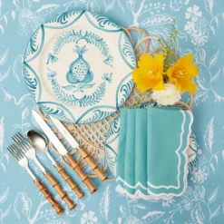 Blue Melograno Dinner Plates (Set Of 4)