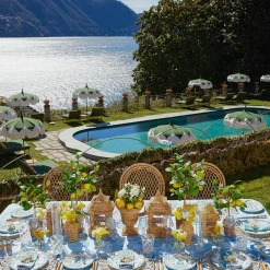 Blue Melograno Starter Plates (Set Of 4)