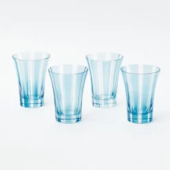 Blue Positano Glasses (Set Of 4)