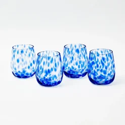Blue Provence Water Glasses (Set Of 4)