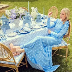 Blue Rattan Cutlery (5 Piece)