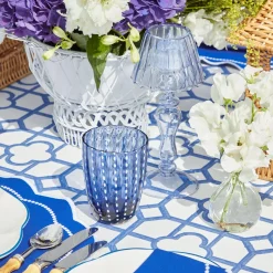 Blue Speckle Water Glasses (Set Of 6)