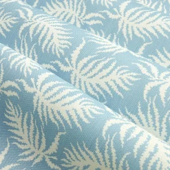 Blue Trailing Ferns Fabric