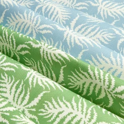 Blue Trailing Ferns Fabric