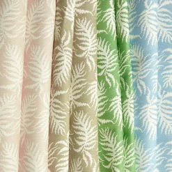 Blue Trailing Ferns Fabric