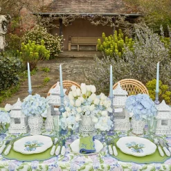 Blue Tulip Dinner Plates (Set Of 4)