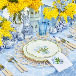 Blue Tulip Starter Plates (Set Of 4)