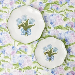 Blue Tulip Starter Plates (Set Of 4)