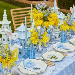 Blue Tulip Starter Plates (Set Of 4)