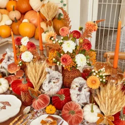 Burnt Orange Candles (Set Of 8)