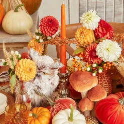 Burnt Orange Candles (Set Of 8)