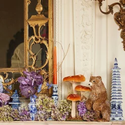 Burnt Orange Candles (Set Of 8)