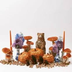 Burnt Orange Candles (Set Of 8)