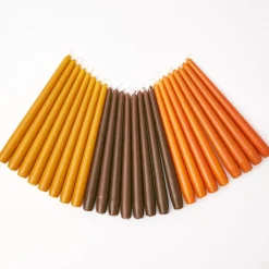 Burnt Orange Candles (Set Of 8)