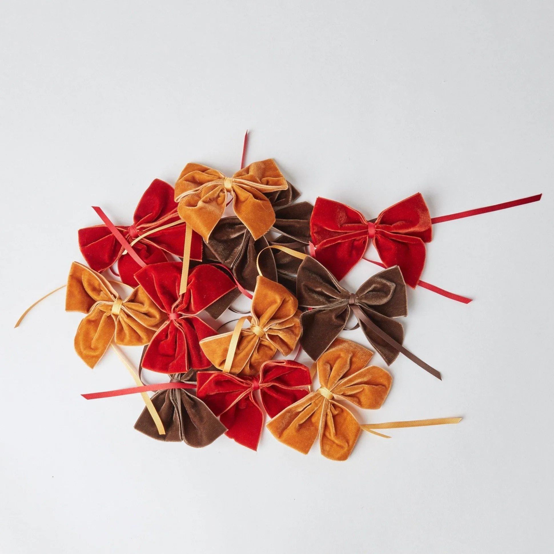 Burnt Orange Napkin Bows (Set Of 4)