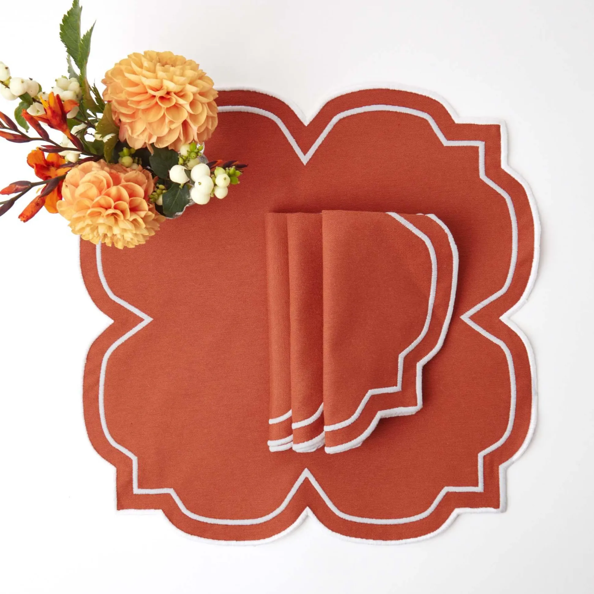 Burnt Orange Napkins (Set Of 4)