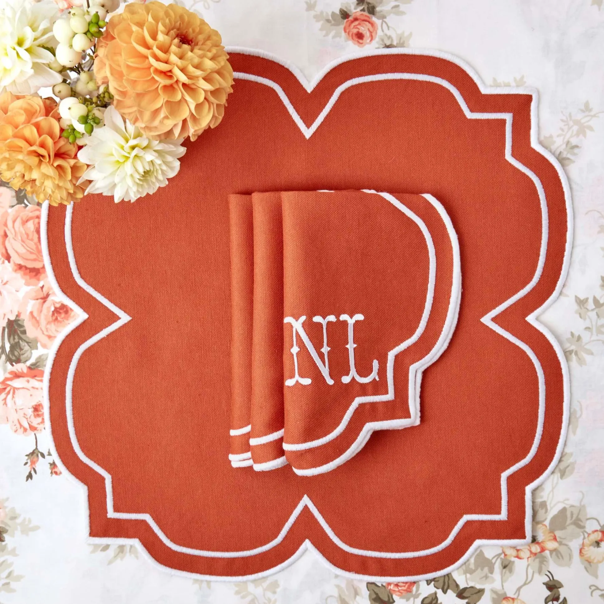 Burnt Orange Napkins (Set Of 4)