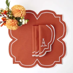 Burnt Orange Napkins (Set Of 4)