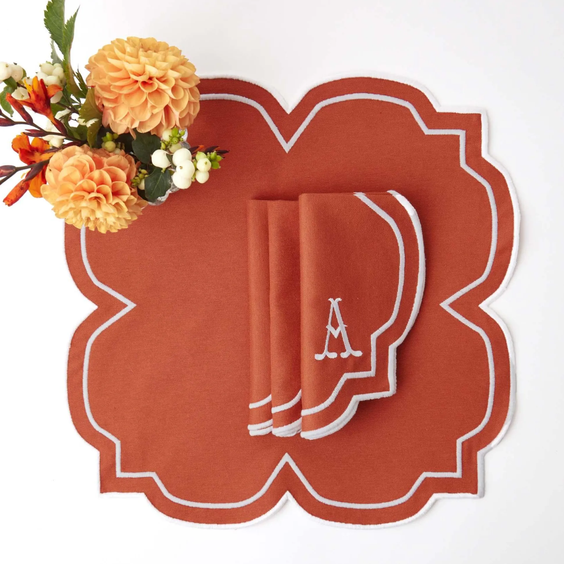 Burnt Orange Napkins (Set Of 4)